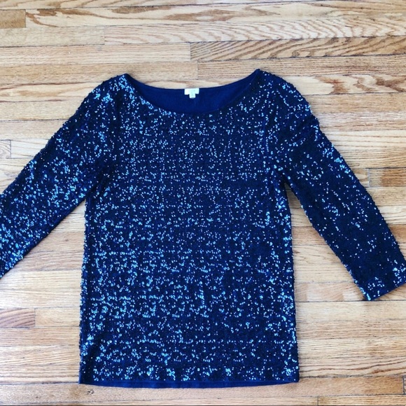 J. Crew Sequined Blouse - Picture 3 of 6